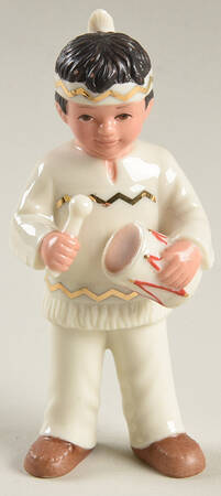 Giving Thanks Pilgrim Native American Indian Boy - Boxed