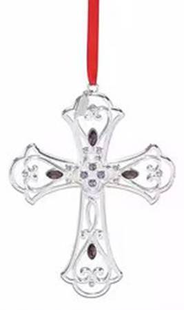 Gemmed Filigree Cross 2019-Gemmed Cross - Boxed