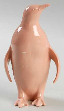 Deco Animals Penguin-Coral - No Box