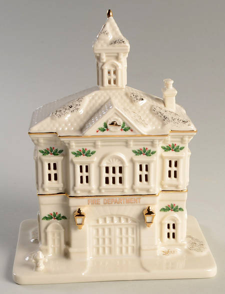 Christmas Village Firehouse - Boxed