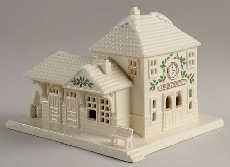 Christmas Village Train Station - Boxed
