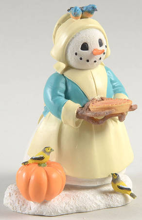Lynn Bywaters Snowman of the Month November-Sweet As Pie - Boxed