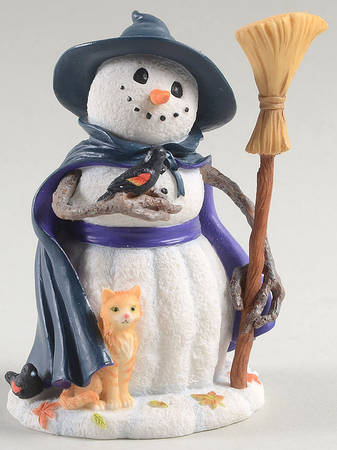 Lynn Bywaters Snowman of the Month October-Spell's Cast - Boxed
