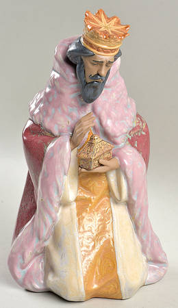 Gres Nativity King Gaspar - Boxed