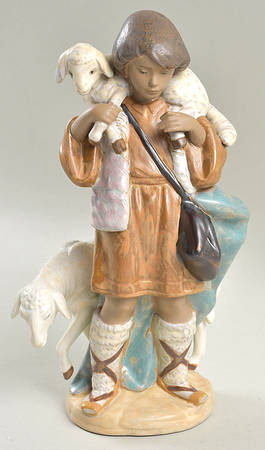 Gres Nativity Shepherd Boy - Boxed