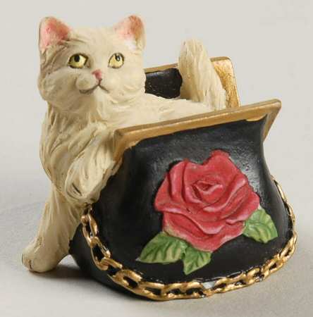 Victorian Parlor Kitten Thimbles by Lenox