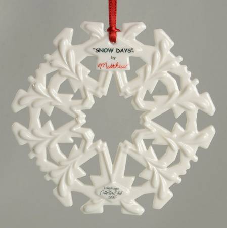 Snow Days 2003-Matthew Snowflake - Boxed