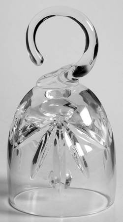 Crystal Christmas Bell Cut Design - No Box