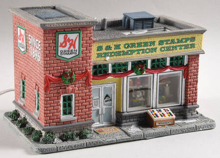Lemax Village Cottages S & H Green Stamps Store - Boxed