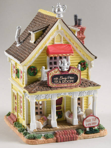 Lemax Village Cottages Lucy's Tea Room - Boxed