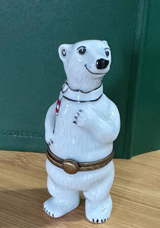 La Gloriette Limoges Box Polar Bear - No Box