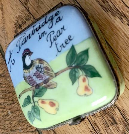 La Gloriette Limoges Box A Patridge In A Pear Tree - No Box
