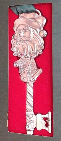 Santa Key Ornaments Santa Key-Pewter - Boxed