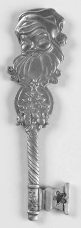 Santa Key Ornaments Santa Key-Pewter - Boxed