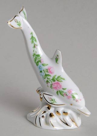 Treasury of Dolphins French Sevres-Dolphin - Boxed