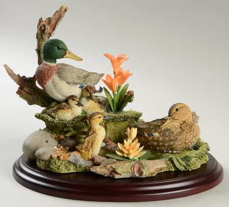 Waterbirds Sculpture Watchful Gaze - Boxed