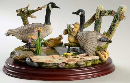 Waterbirds Sculpture Family Matters - Boxed