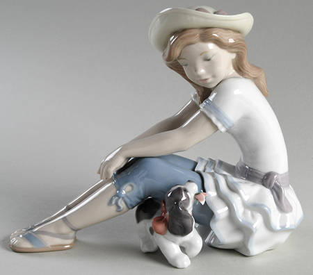 Lladro Annual Figurines 2012-My Playful Pet - Boxed