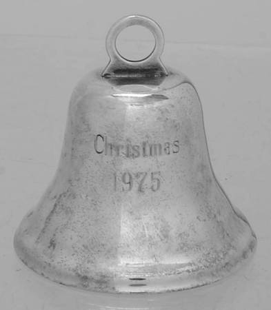 Annual Sterling Bells 1975-Sterling Bell - With Box Bx1975