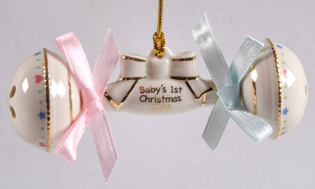 Baby's First Christmas-Rattle 2023-Rattle - Boxed