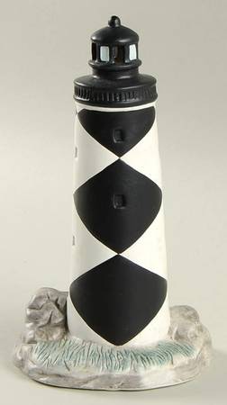 Atlantic Region Mini Lighthouses 2 Cape Lookout, Nc - No Box