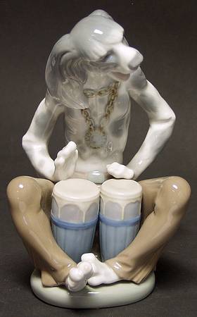 Animals-Domestic Dog Playing Bongos - No Box