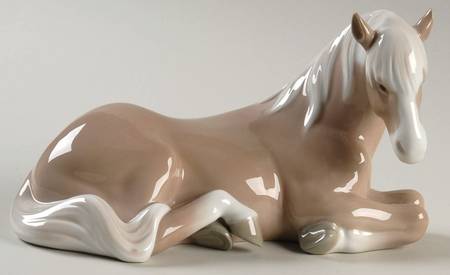 Animals-Domestic Little Horse Resting - No Box