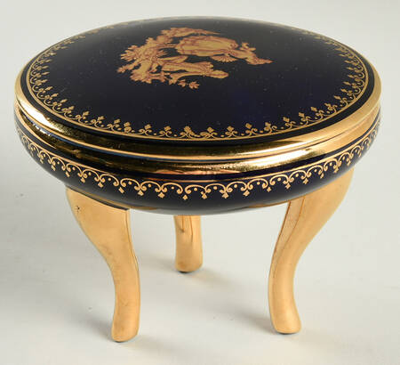 Limoges Castel Figurines All Footed Box - Proposal - No Box