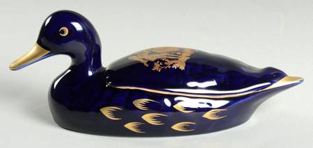 Limoges Castel Figurines Duck-Stepping Out - No Box