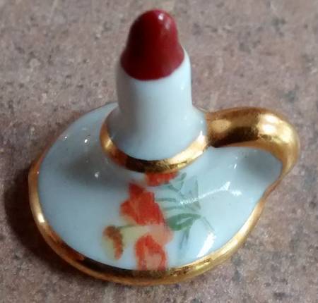 Limoges Castel Figurines Candlestick-Floral - No Box 42