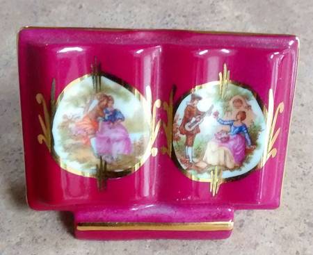 Limoges Castel Figurines Book-Victorian Couple - No Box