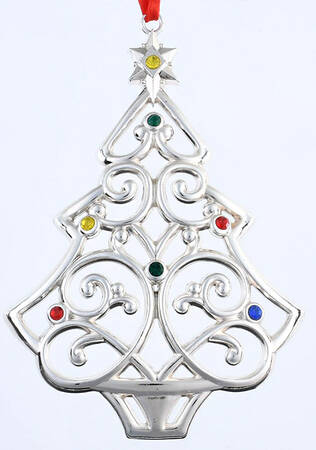 Sparkle and Scroll Multi-Crystal Tree- Multicolor - Boxed
