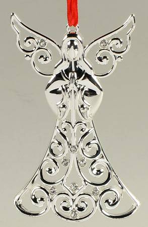 Sparkle and Scroll Multi-Crystal Angel-Clear Crystals - Boxed