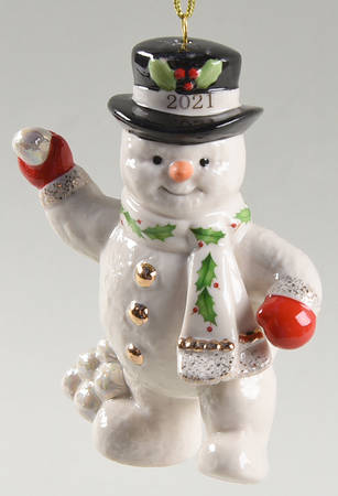 Annual Holiday Snowman Snowball Snowman - Boxed by Lenox
