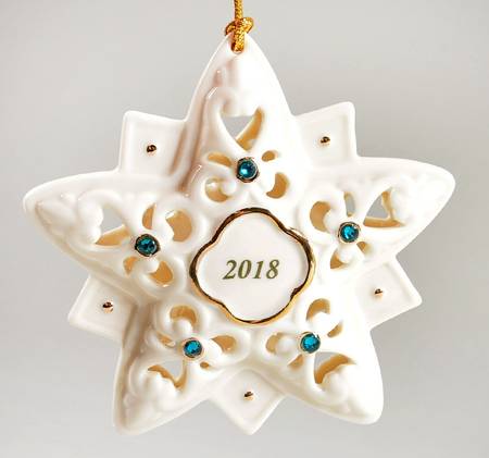 Jeweled Star Blue Zircon Star - Boxed