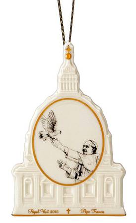 Pope Francis US Visit Giftware Commemorative Ornament - Boxed