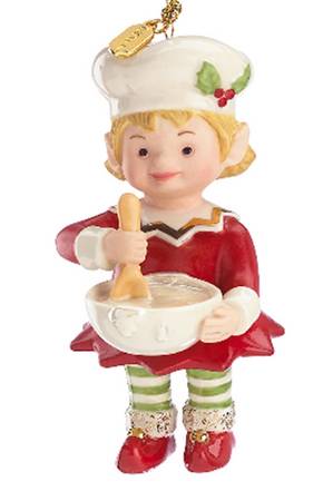 Annual Elf Ornament Emma The Elf - Boxed