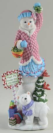 Annual Pencil Snowman Snowy Sweetheart Snowman - Boxed