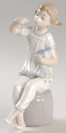 Girls Dressing Girl With Doll - Boxed