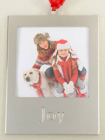 Frame Charm Ornaments Joy Frame - Boxed
