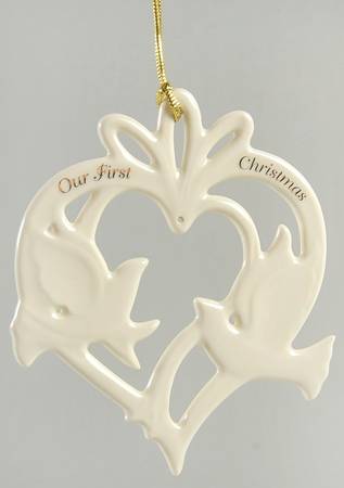 Our First Christmas Together Our First Christmas Doves - With Box