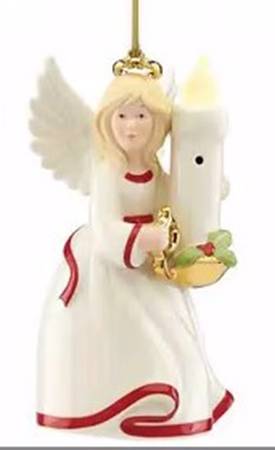 Blow Out the Lights Ornaments Angel - Boxed