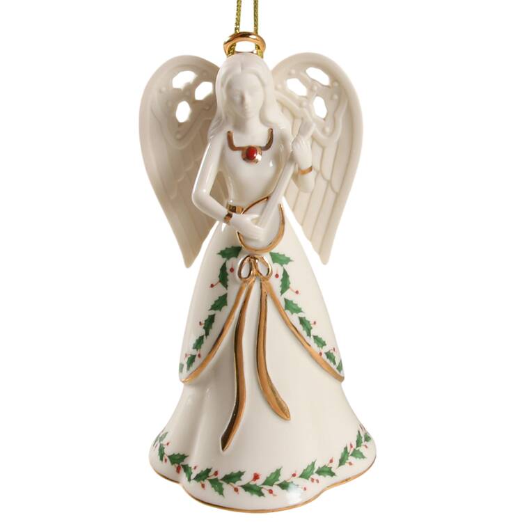 Holiday Angel Bell 2026- Holiday Angel With Mandolin - Boxed
