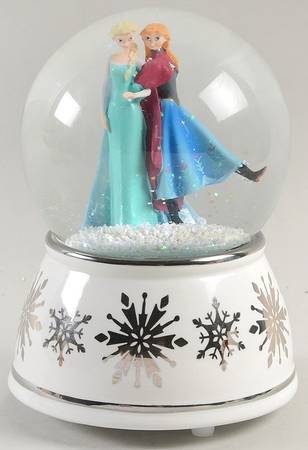 Frozen-Disney Elsa & Anna Snowglobe - Boxed