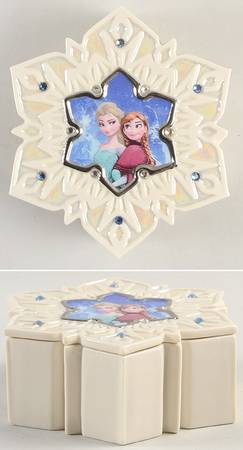 Frozen-Disney Elsa & Anna Trinket Box - Boxed