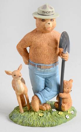 Smokey the Bear Smokey With Shovel - With Box