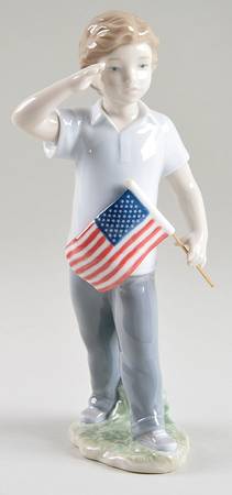 Americana Saluting The Flag - Boxed