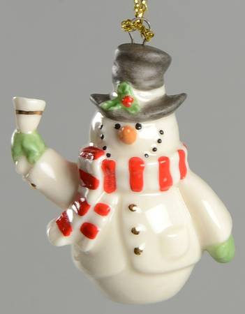 Winter Delights Snowman With Bell - No Box