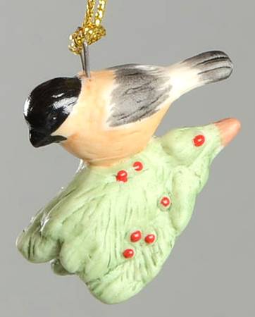 Garden Bird Ornament Set Chickadee - No Box