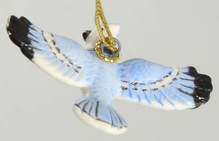 Garden Bird Ornament Set Blue Jay - No Box